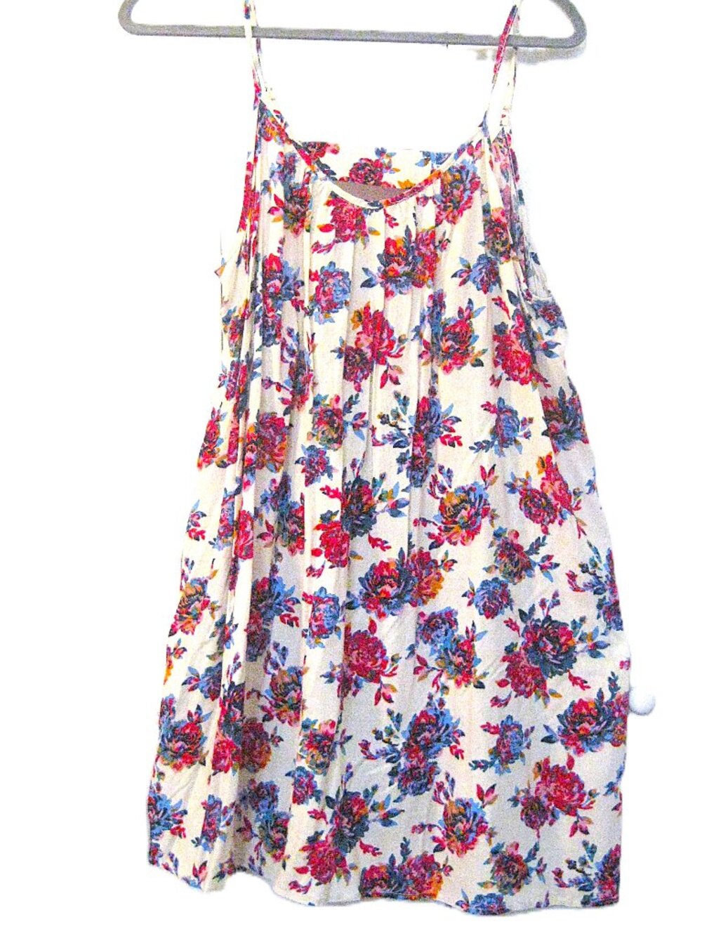 Natural Life Sun Dress  Mini Floral, Rayon    L/XL